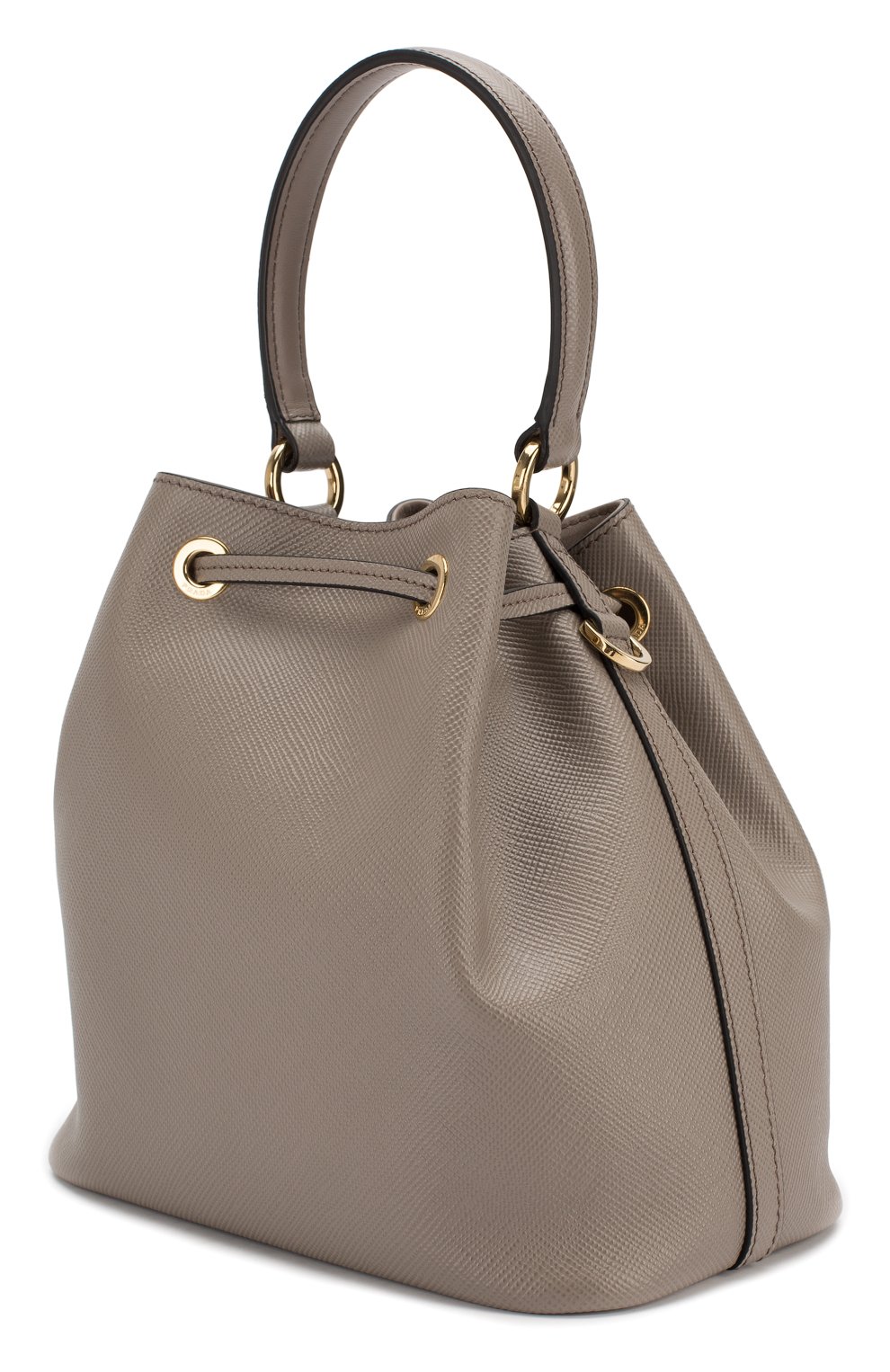 Сумка bucket PRADA серого цвета по цене 230000 руб., арт. 1BE032-2A4A-F0572-OOO, фото 2 Сумка bucket PRADA, арт. 1BE032-2A4A-F0572-OOO, фото 2