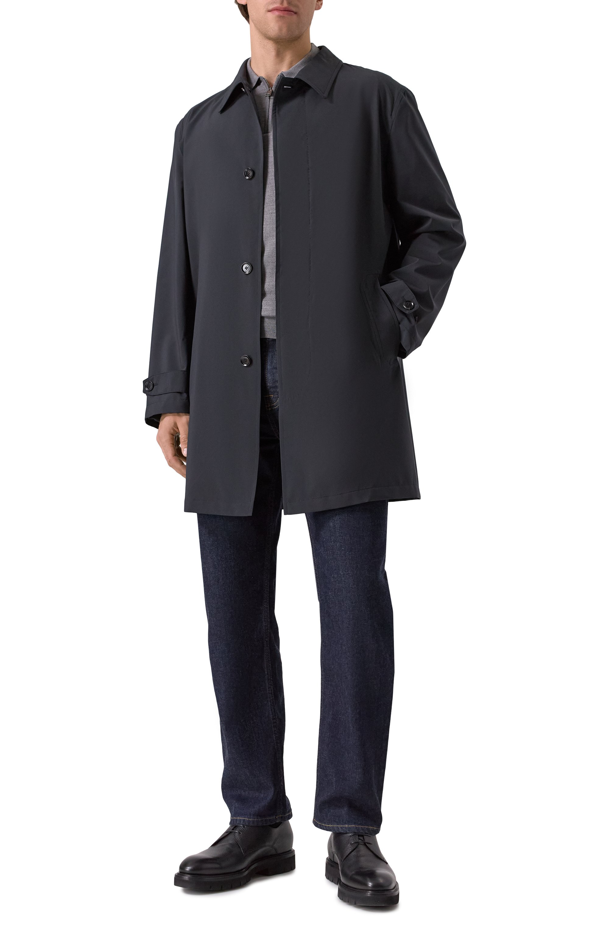 Утепленный плащ BRIONI, арт. SOR80L-PA906, фото 2