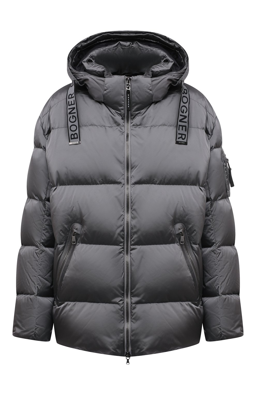 Пуховик BOGNER серебряного цвета по цене 127500 руб., арт. 38353615, фото 1 Пуховик BOGNER, арт. 38353615, фото 1