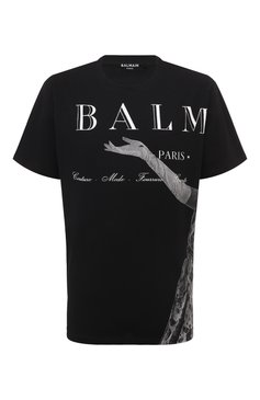 Хлопковая футболка BALMAIN, арт. BH0EG010/GD17, фото 1