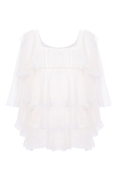 Женский шелковый топ DOLCE & GABBANA, арт. F72X0T/FU1AT