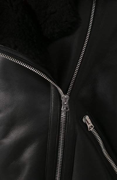Дубленка с косой молнией ACNE STUDIOS, арт. 1AQ173, фото 5