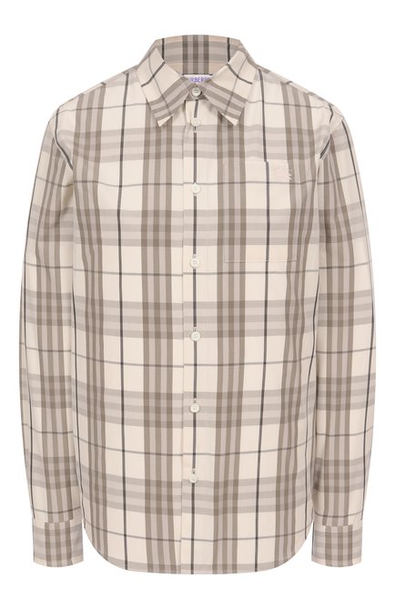 Женская хлопковая рубашка BURBERRY, арт. 8108663