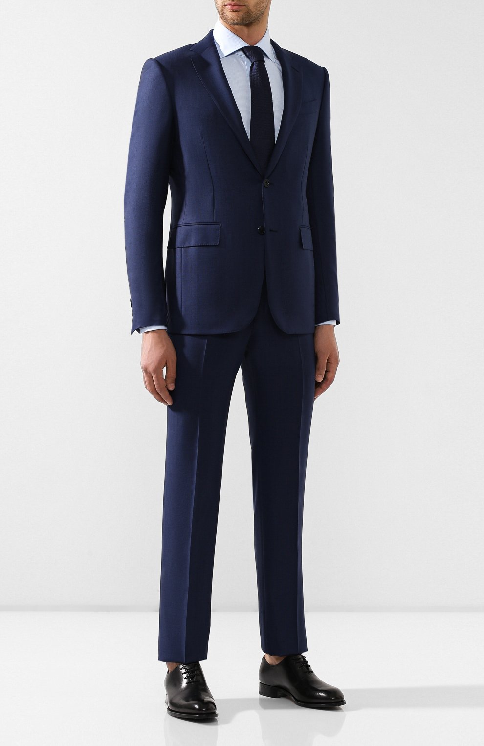 Хлопковая сорочка ZEGNA, арт. 501262/9MS0BA, фото 2