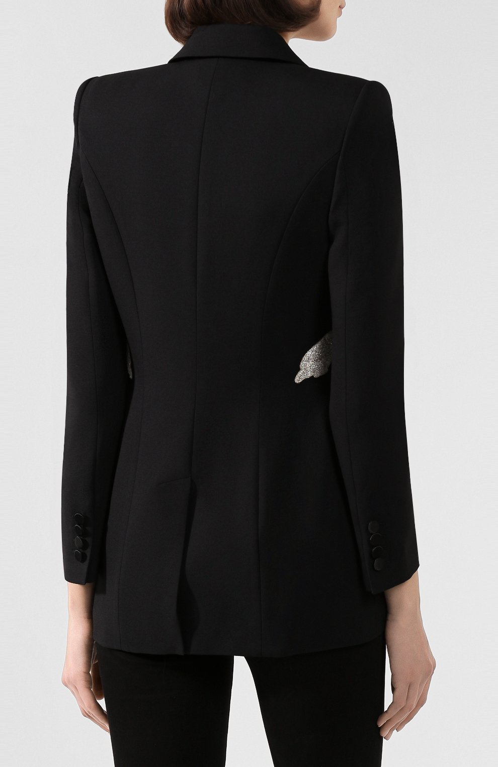 Жакет из смеси шерсти и кашемира ALEXANDER MCQUEEN, арт. 610281/QJAAA, фото 4