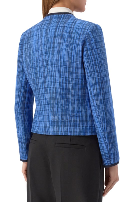 Жакет из вискозы и хлопка Botrois SKU000933873 Голубой  SKU000933873 Фото 4