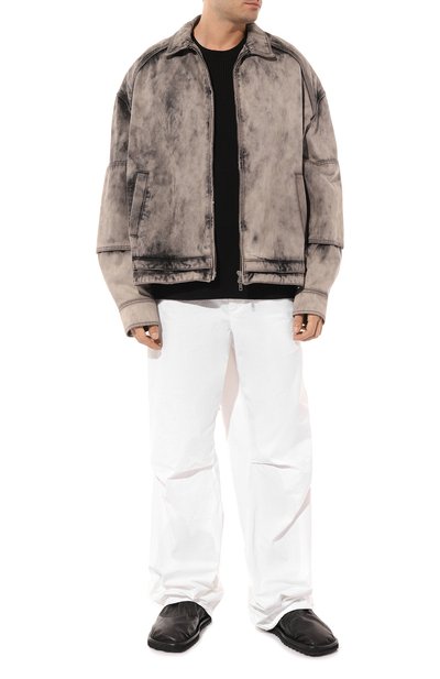 Кожаные слиперы DRIES VAN NOTEN черного цвета по цене 54850 руб., арт. MW232-728, фото 2 Кожаные слиперы DRIES VAN NOTEN, арт. MW232-728, фото 2