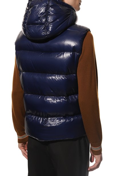 Пуховый жилет HETREGO синего цвета по цене 38100 руб., арт. 8M560/WAY, фото 4 Пуховый жилет HETREGO, арт. 8M560/WAY, фото 4
