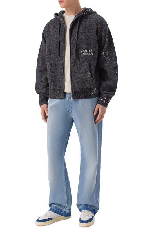 Кардиган DOMREBEL M RENEGADE/KNIT ZIP H00DIE Серый  M RENEGADE/KNIT ZIP H00DIE Фото 2