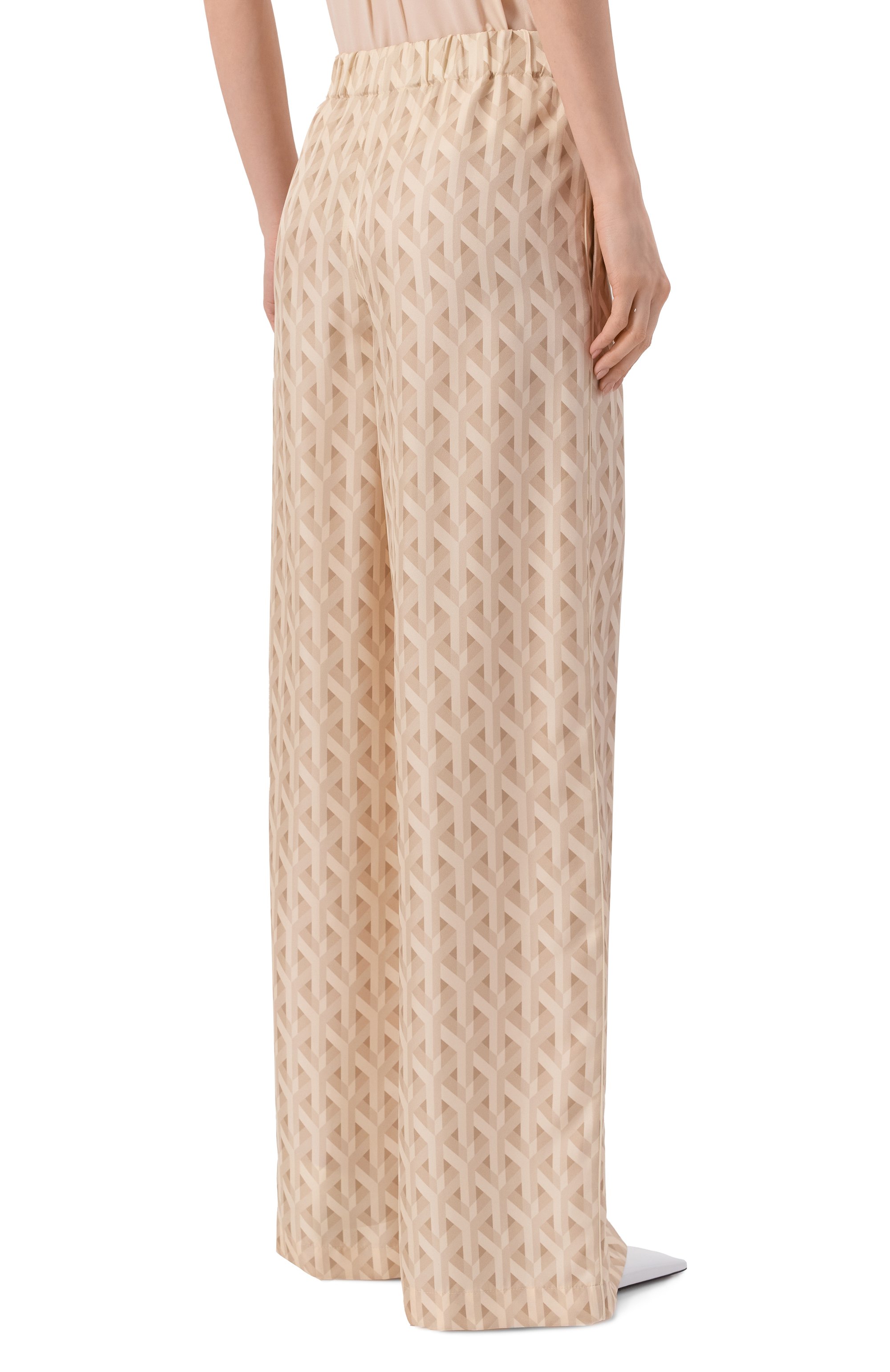 Шелковые брюки MVST, арт. M26.2PW.T012/F127 TWILL PRINT, фото 4