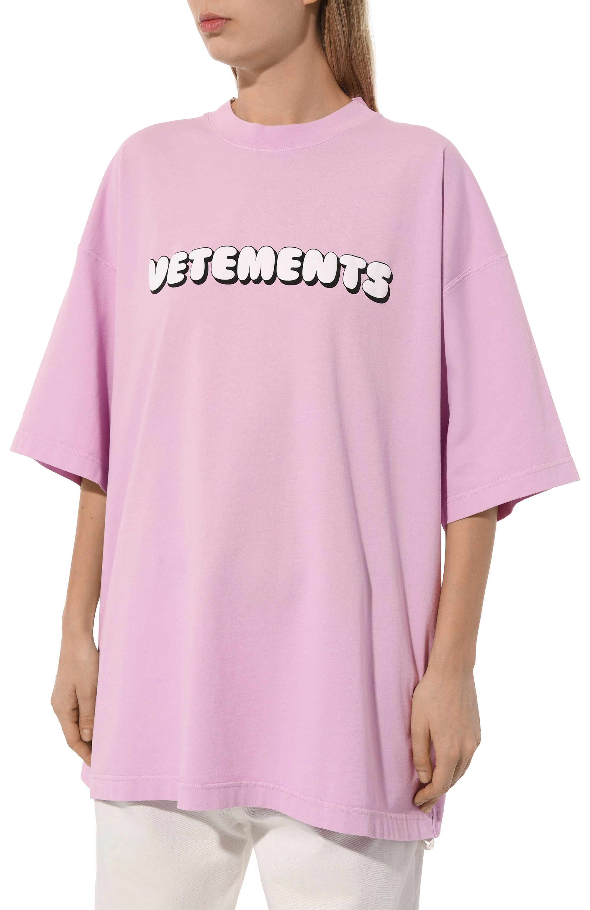 Хлопковая футболка VETEMENTS, арт. UE64TR220P, фото 6