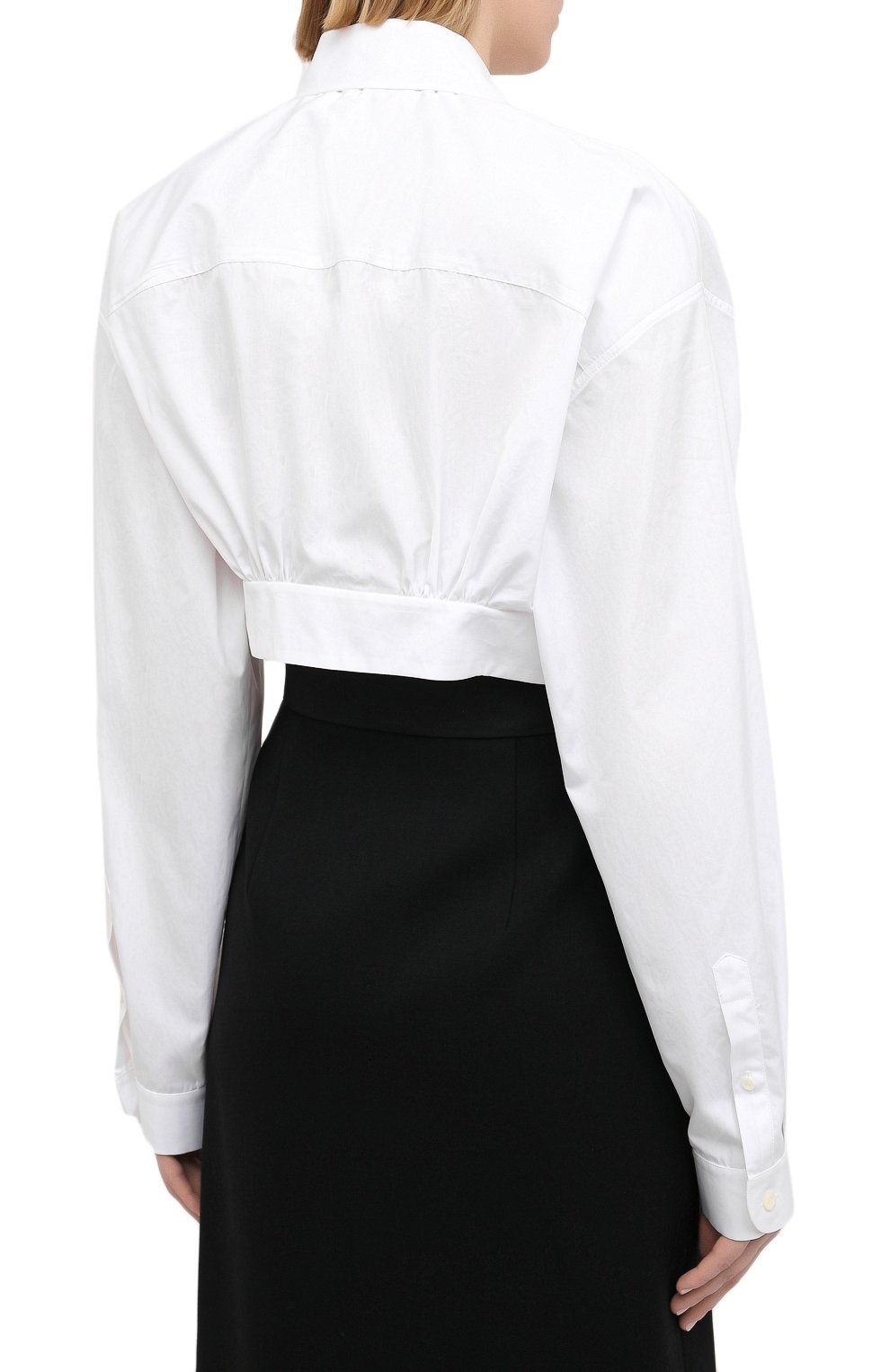 Хлопковая блузка MIU MIU, арт. MK1509-1YDM-F0009, фото 4