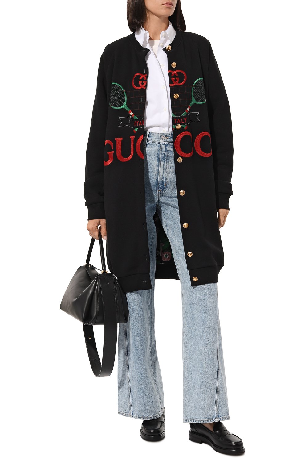 Хлопковый кардиган GUCCI, арт. 581167 XJBI1, фото 2