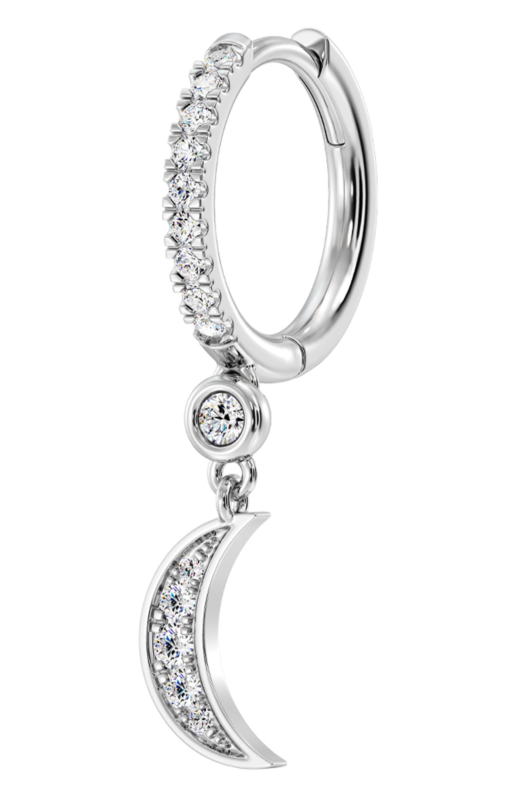Серьга SERENDIPITY бесцветного цвета по цене 126500 руб., арт. EJE0038W, фото 1 Серьга SERENDIPITY, арт. EJE0038W, фото 1