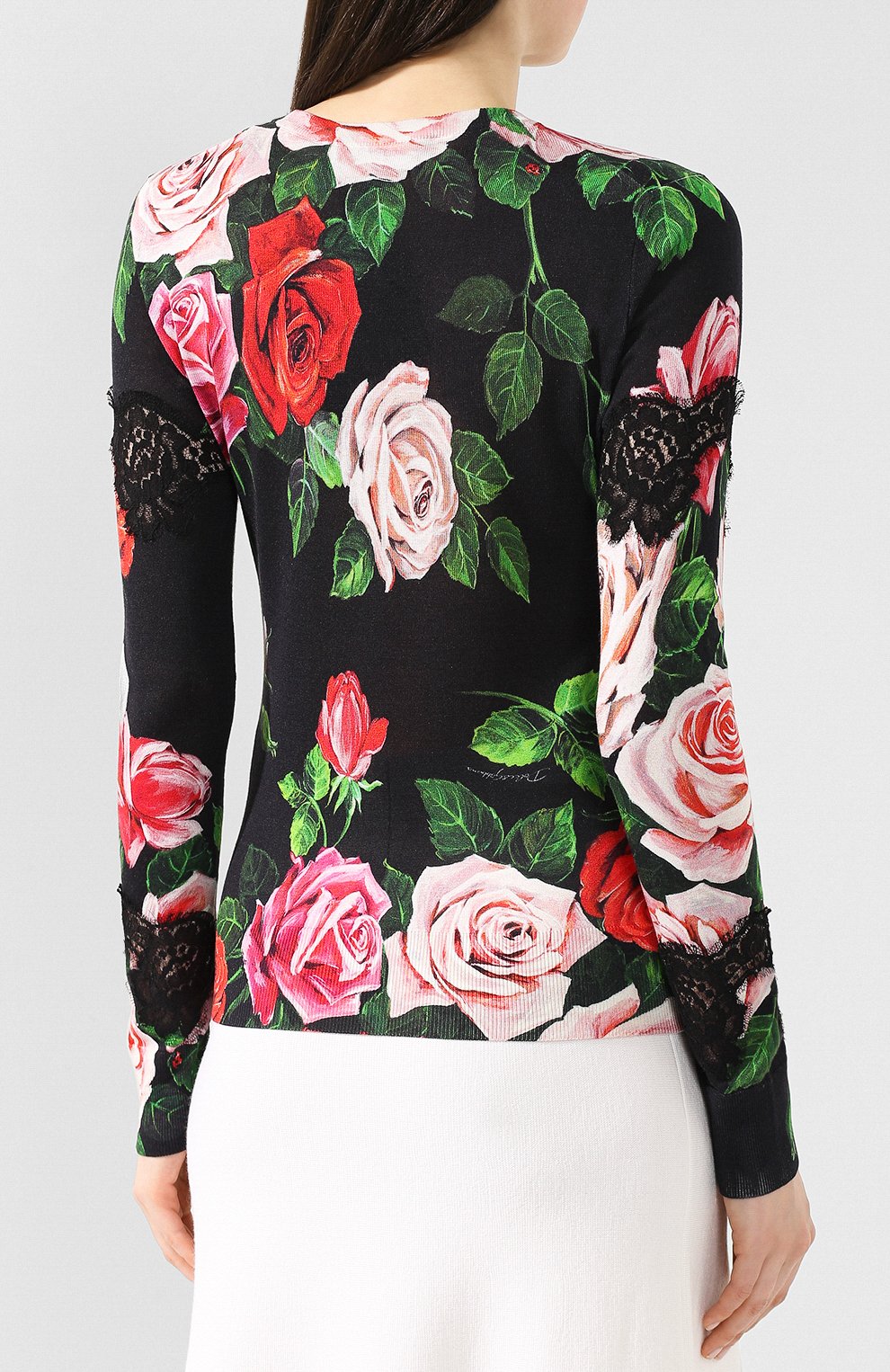 Кардиган из смеси шерсти и хлопка DOLCE & GABBANA, арт. FX359T/JAHEL, фото 4