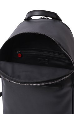 Мужской рюкзак KITON черного цвета, арт. UBA0114N0122808 | Фото 5 (Размер: large; Материал: Натуральная кожа; Сумки-технические: Рюкзаки - большие; Стили: Классический)