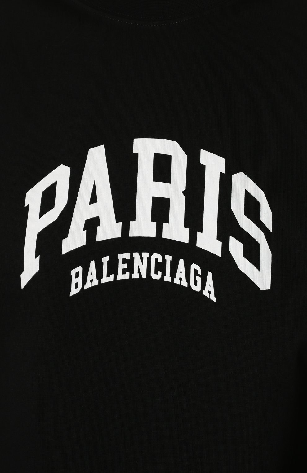 Хлопковая футболка BALENCIAGA черного цвета по цене 88200 руб., арт. 612965/TLVL7, фото 5 Хлопковая футболка BALENCIAGA, арт. 612965/TLVL7, фото 5