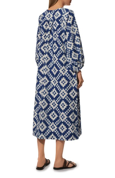 Хлопковая туника KLEED LOUNGEWEAR, арт. D0RCAS BLACK KAFTAN, фото 4