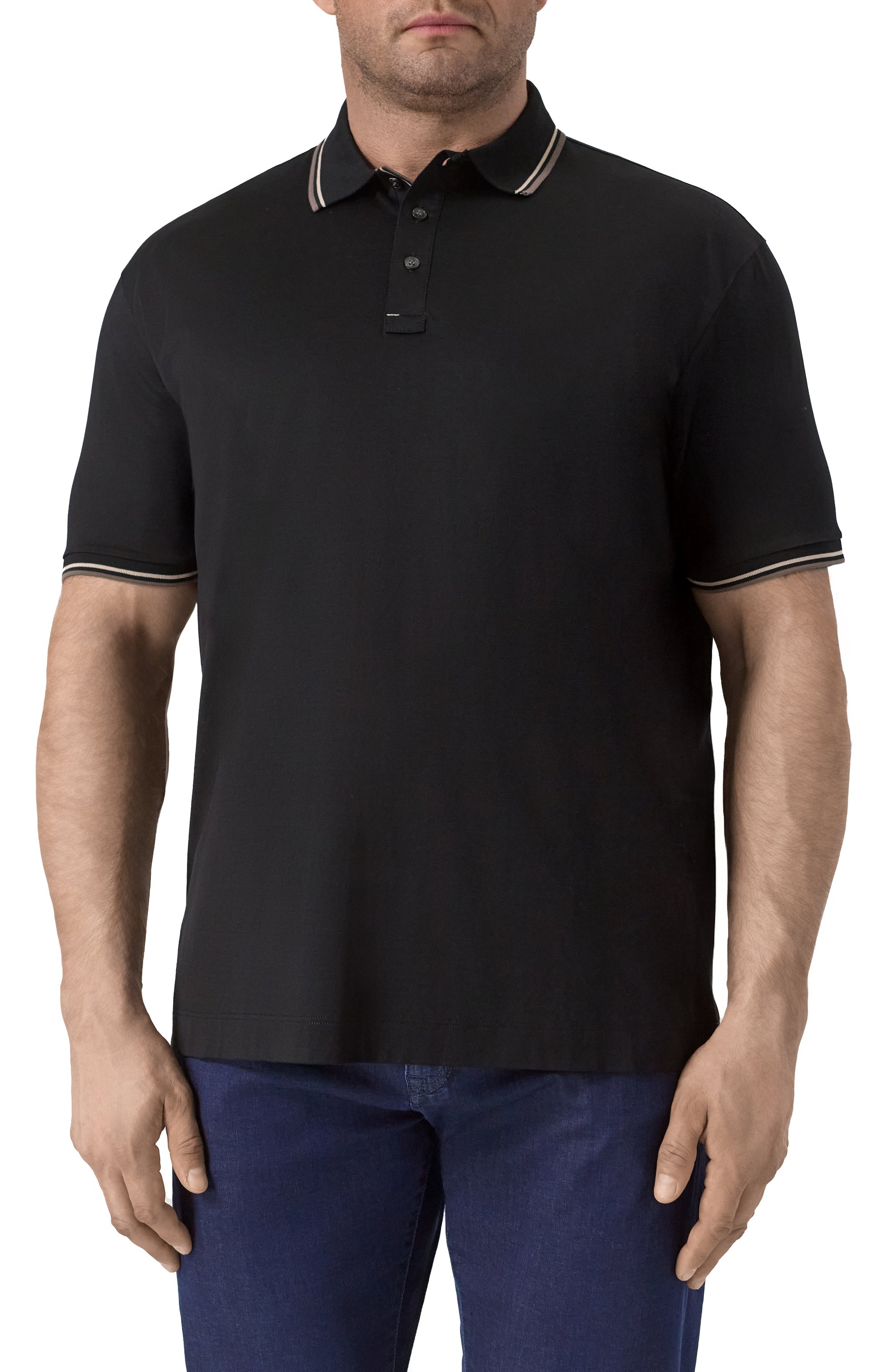 Хлопковое поло PAUL&SHARK, арт. 25411258, фото 3