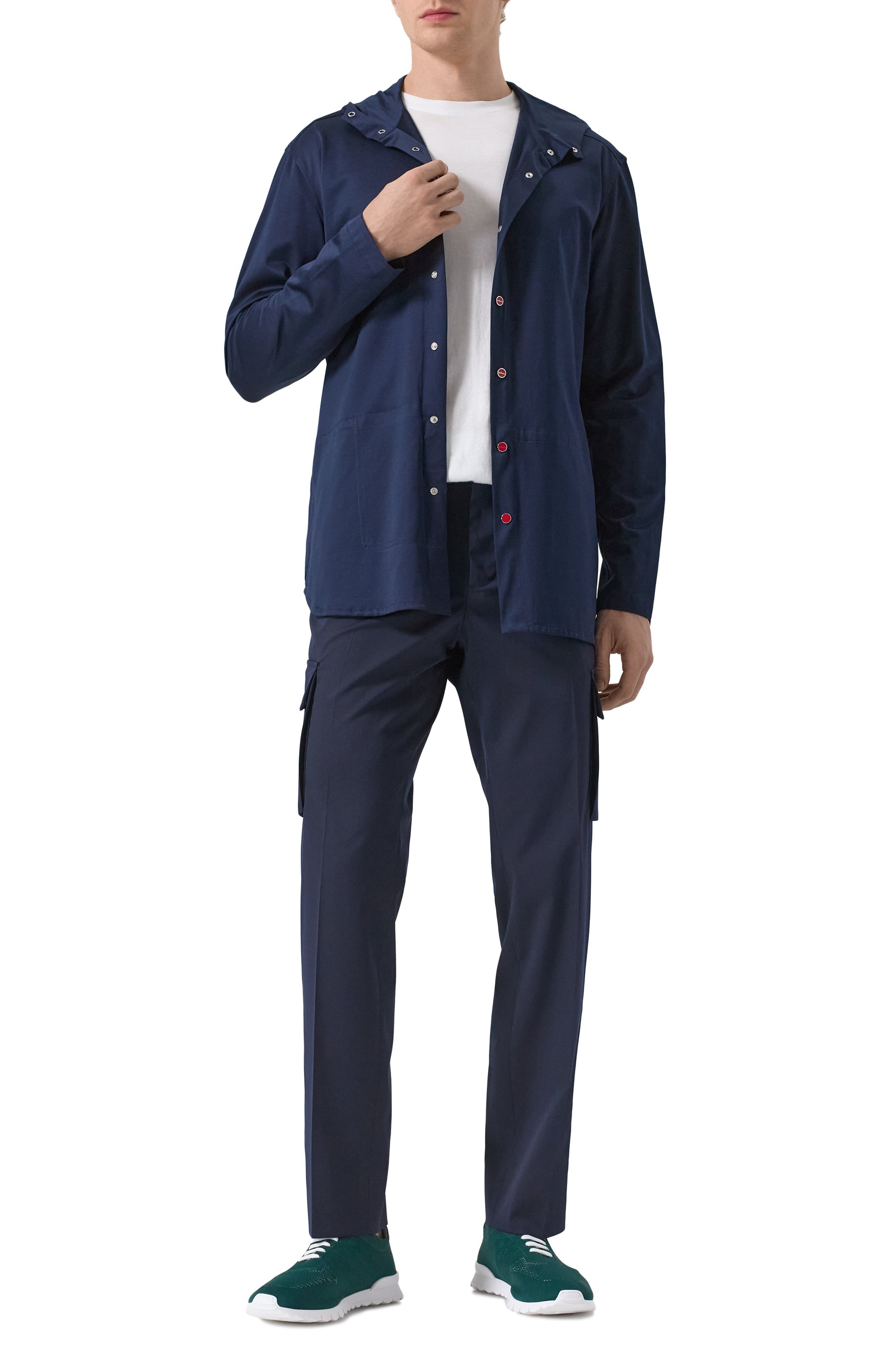 Текстильные кроссовки KITON, арт. USSFITSN0115205, фото 2