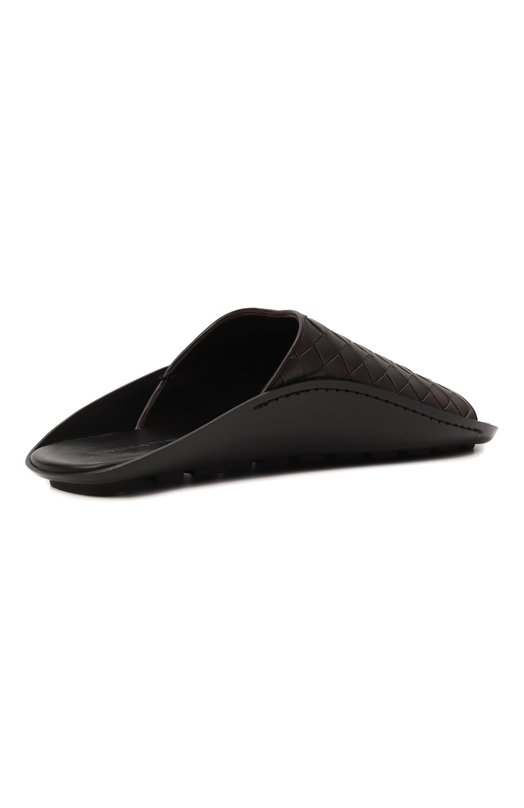 Кожаные шлепанцы Wave Bottega Veneta 827192/V2ED0 Коричневый  827192/V2ED0 Фото 5