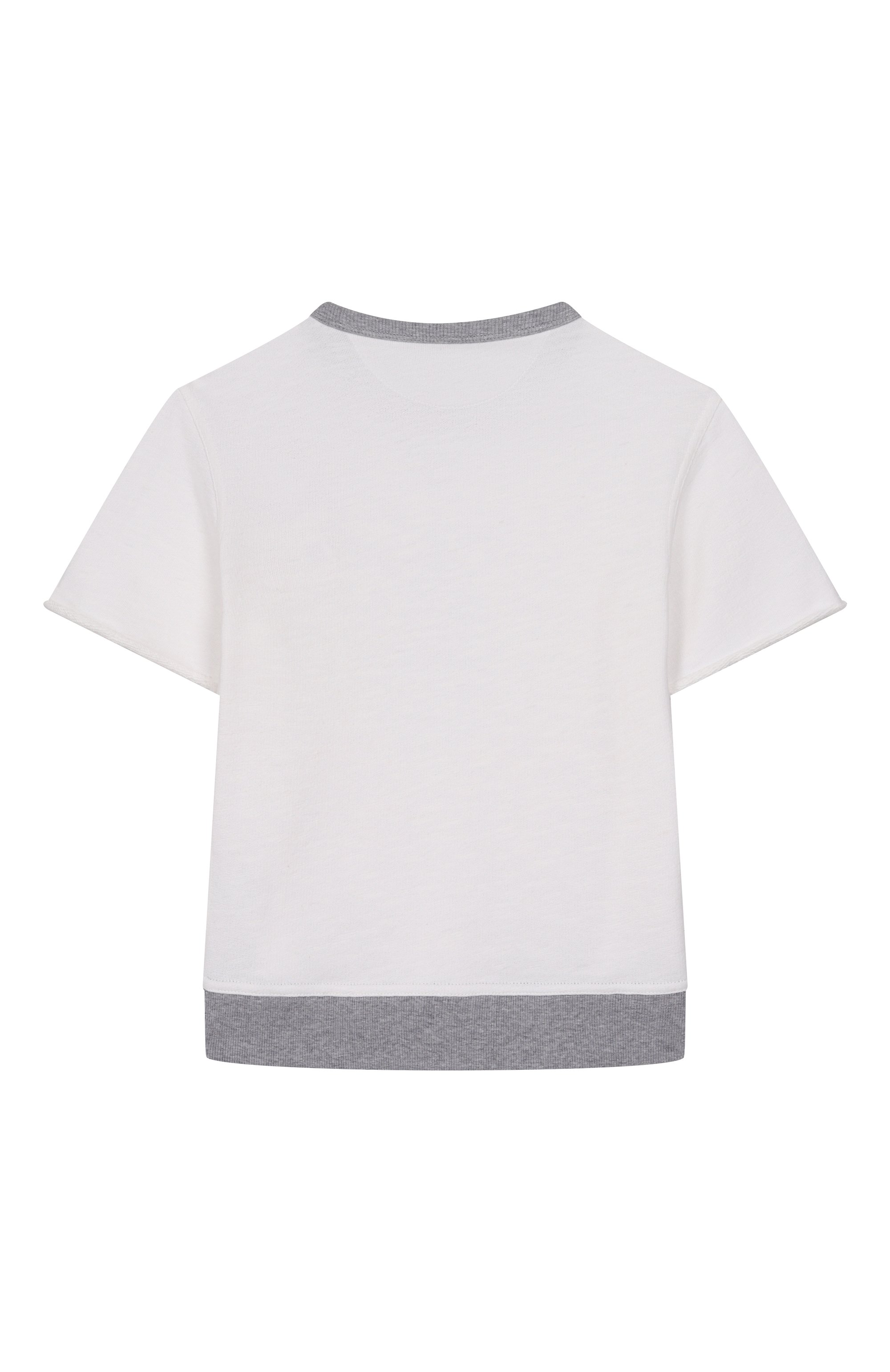 Свитшот из хлопка и льна BRUNELLO CUCINELLI, арт. BR831E501B, фото 2