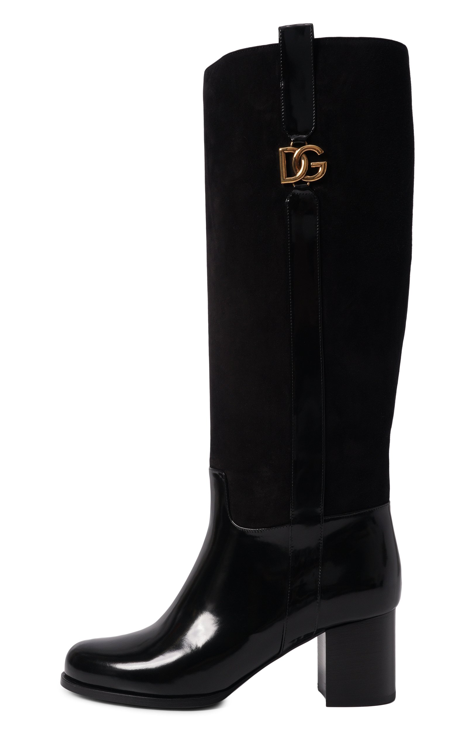 Комбинированные сапоги DOLCE & GABBANA, арт. CU1316/A3S68, фото 4
