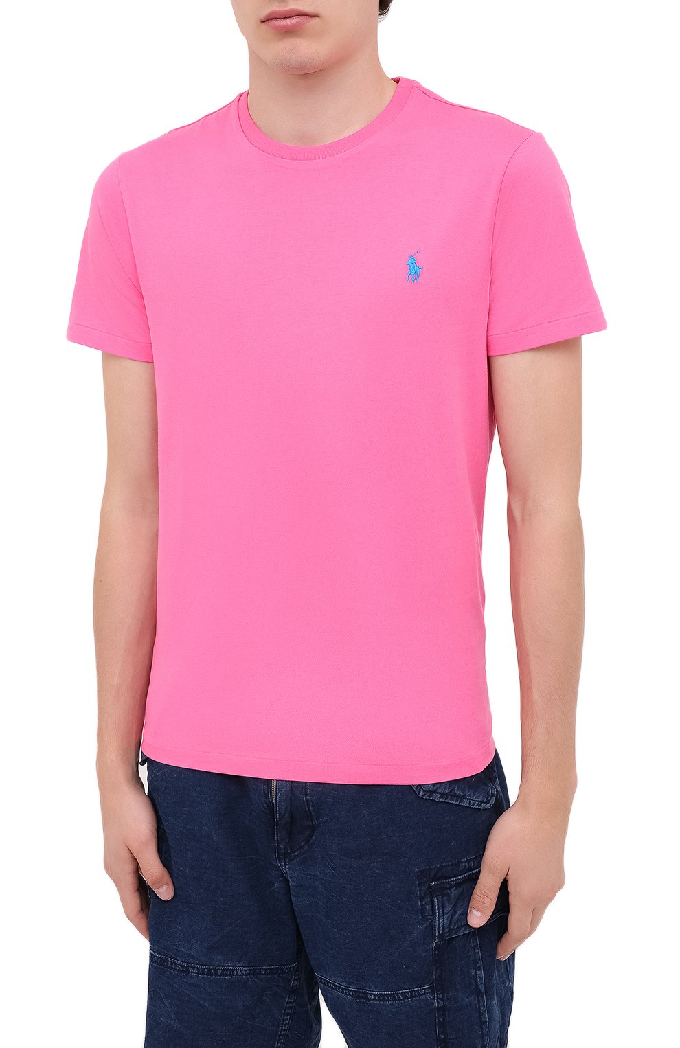 Хлопковая футболка POLO RALPH LAUREN, арт. 710671438, фото 3