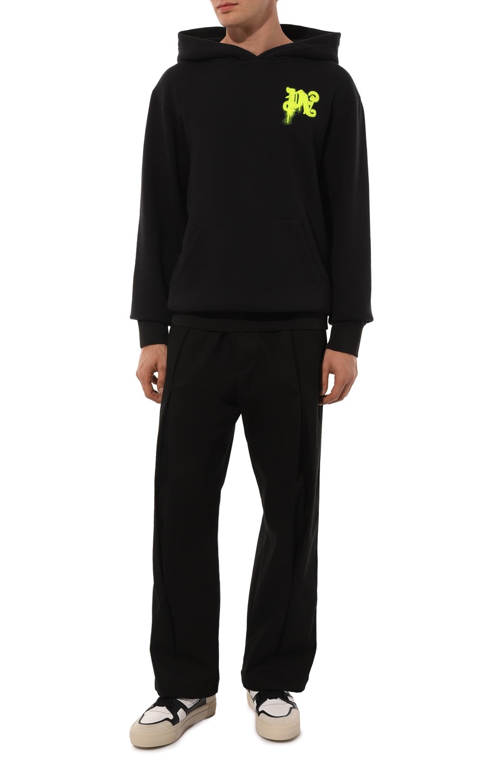 Хлопковое худи PALM ANGELS, арт. PMBB117F24FLE001, фото 2