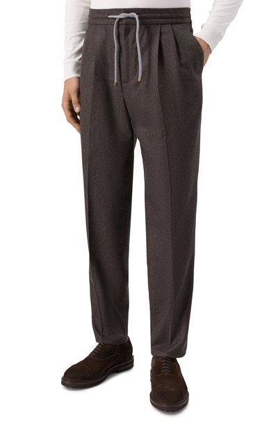 Шерстяные брюки BRUNELLO CUCINELLI, арт. M038PE1710, фото 3