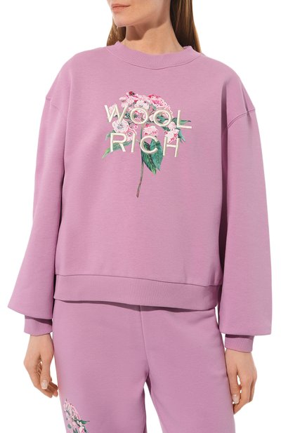 Хлопковый свитшот WOOLRICH, арт. CFWWSW0107FR/UT3164, фото 3