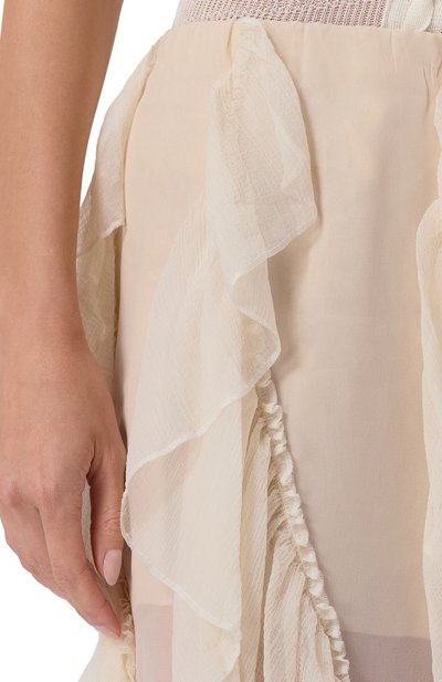 Шелковая юбка ISABEL BENENATO, арт. DW965S26, фото 5