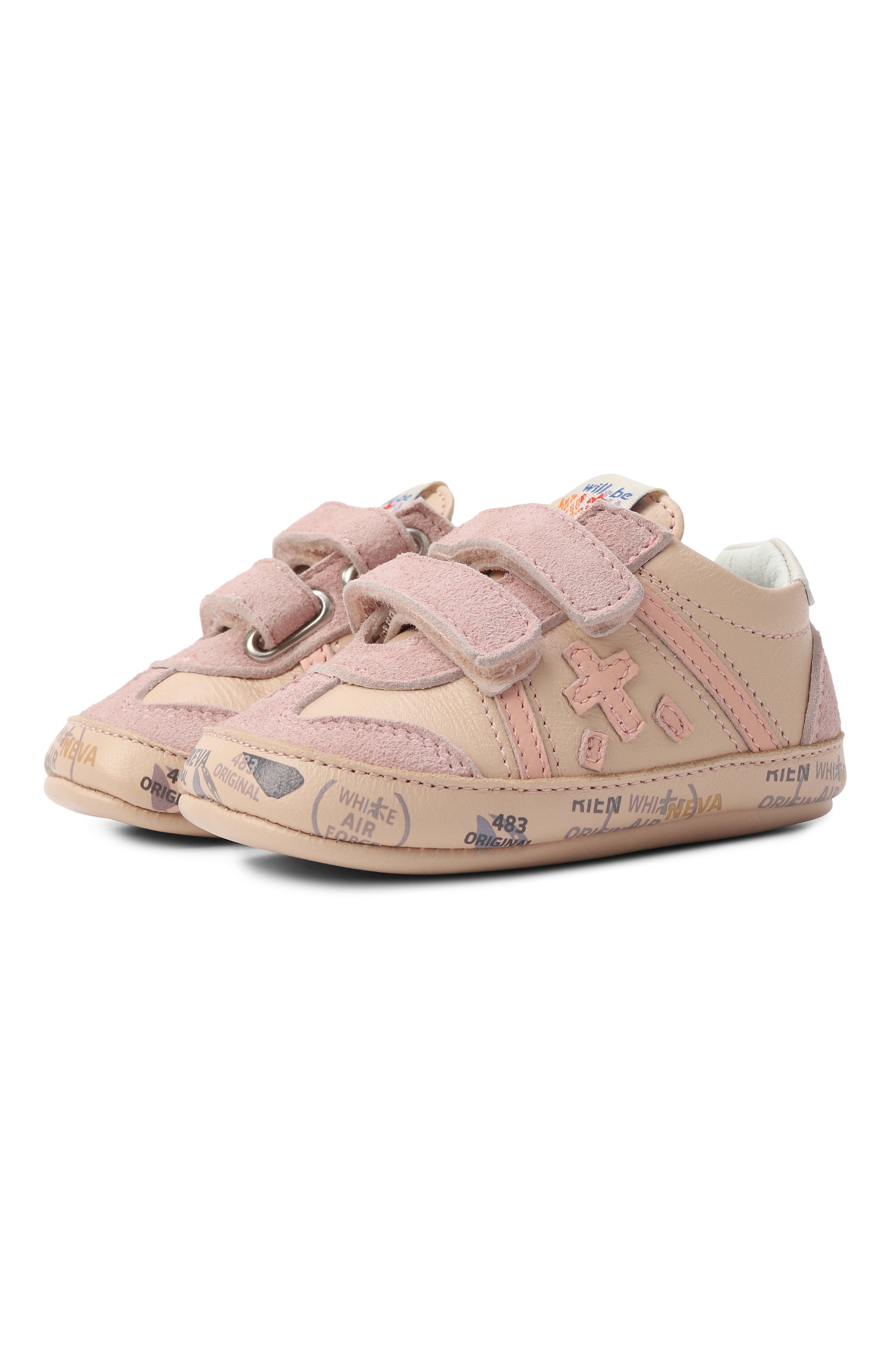 Кожаные пинетки lucy PREMIATA WILL BE, арт. 32CU0037-V/BABY V-LUCY V, фото 1