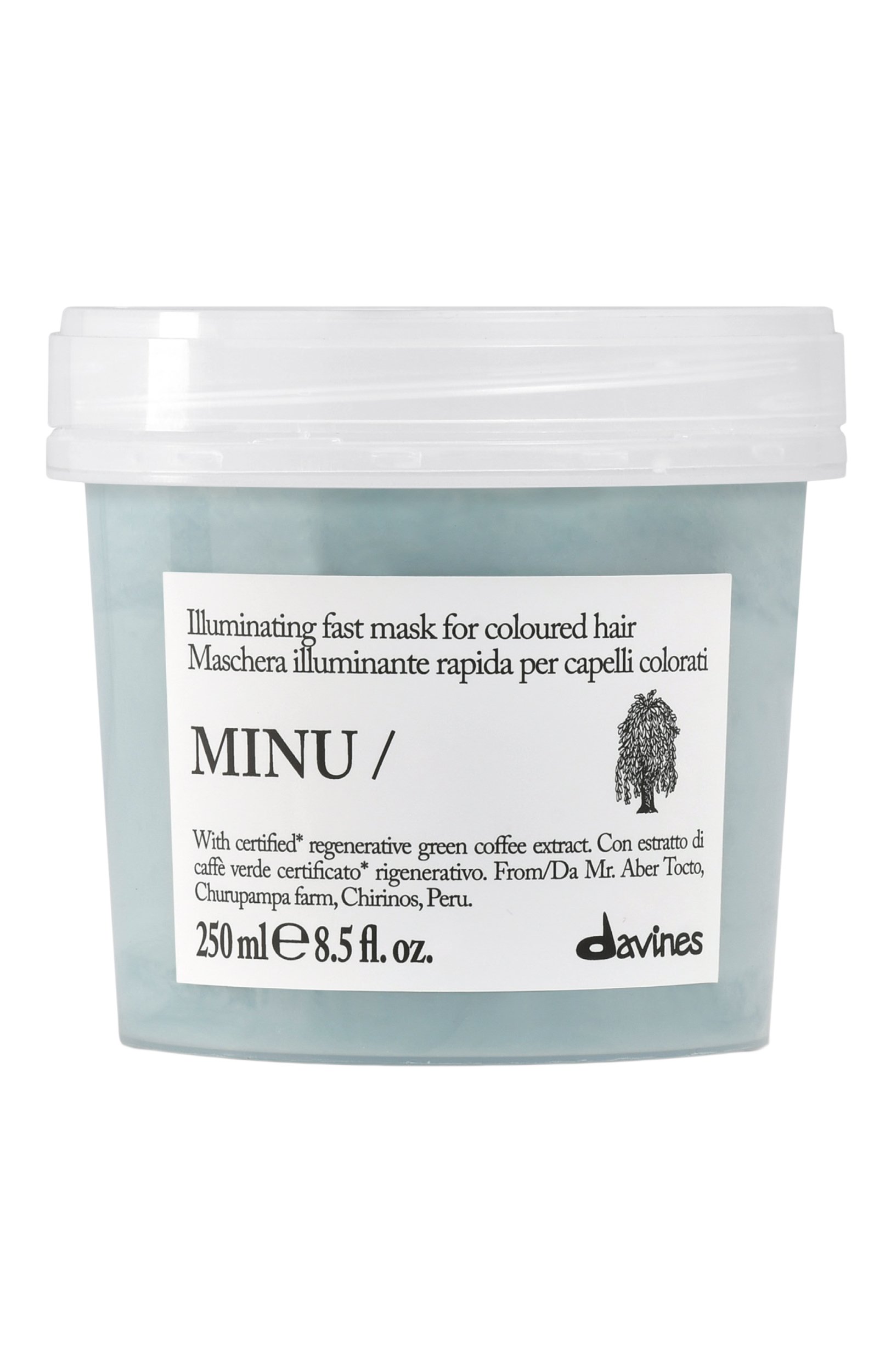 Экспресс-маска для восстановления окрашенных волос minu (250ml) DAVINES бесцветного цвета по цене 5570 руб., арт. 70028, фото 1 Экспресс-маска для восстановления окрашенных волос minu (250ml) DAVINES, арт. 70028, фото 1