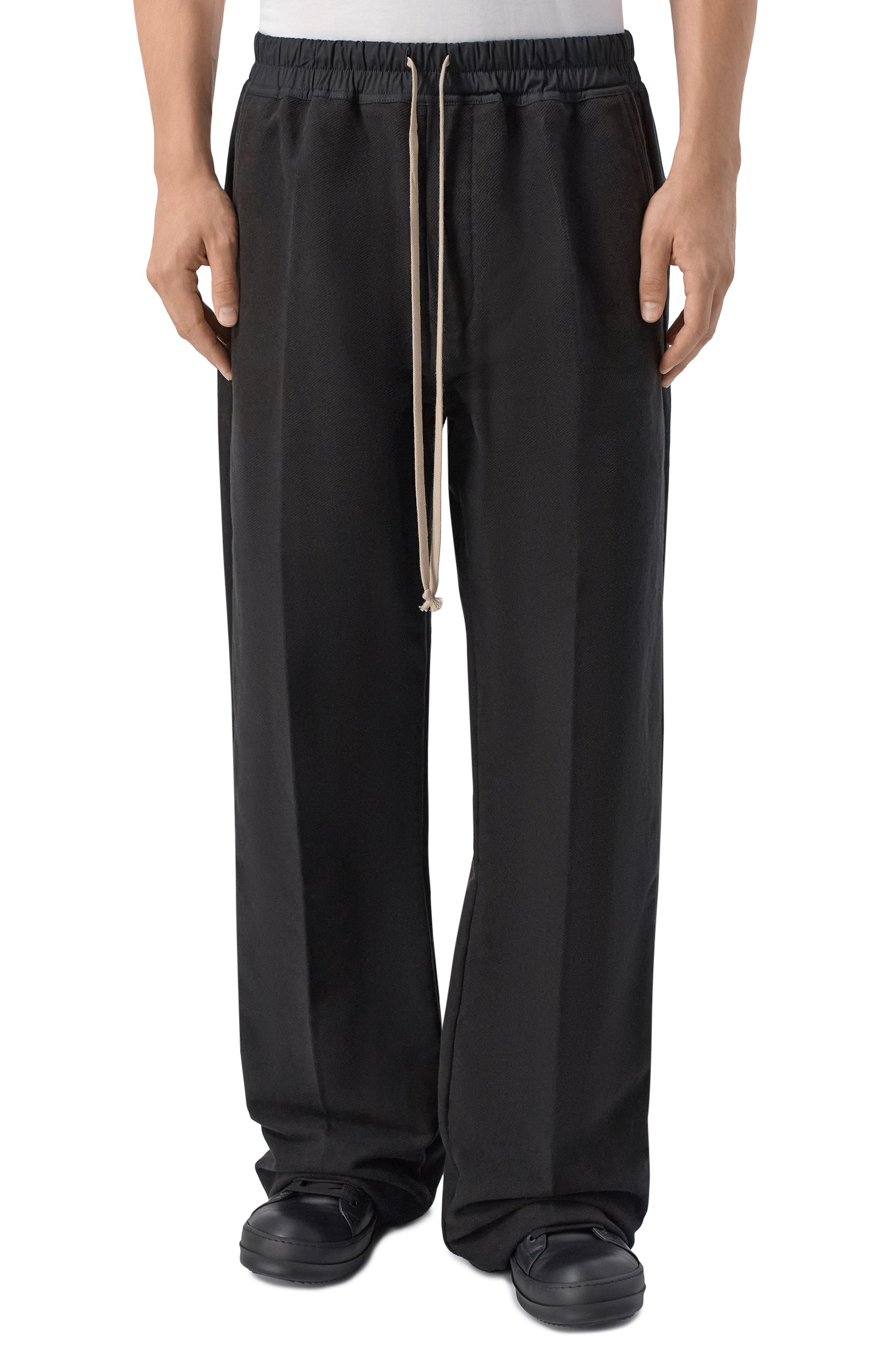 Хлопковые брюки RICK OWENS, арт. RU02F4378/TB, фото 3