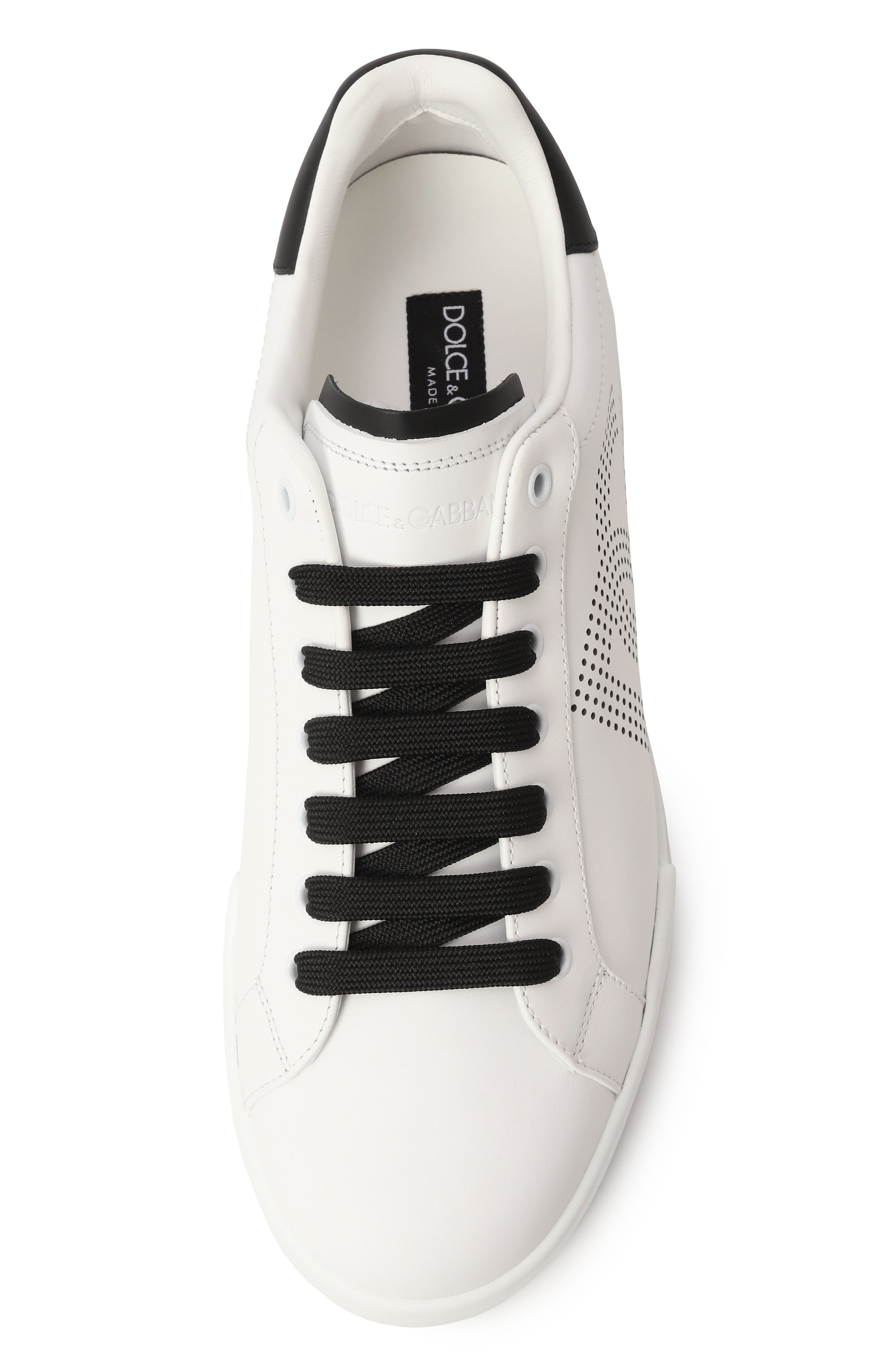 Кожаные кеды portofino DOLCE & GABBANA, арт. CS2277/AV066, фото 6