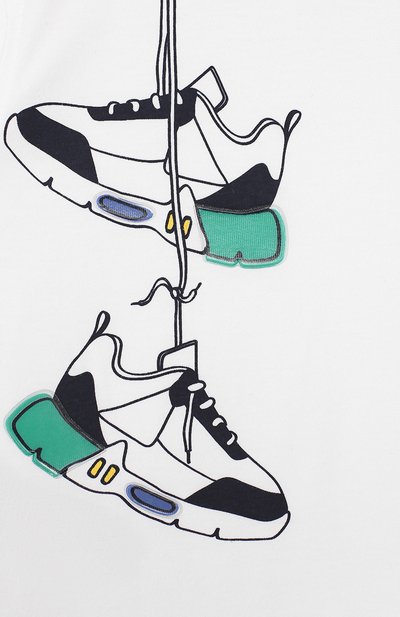 Хлопковая футболка IL GUFO, арт. P20TS226M0014/3M-9M, фото 3