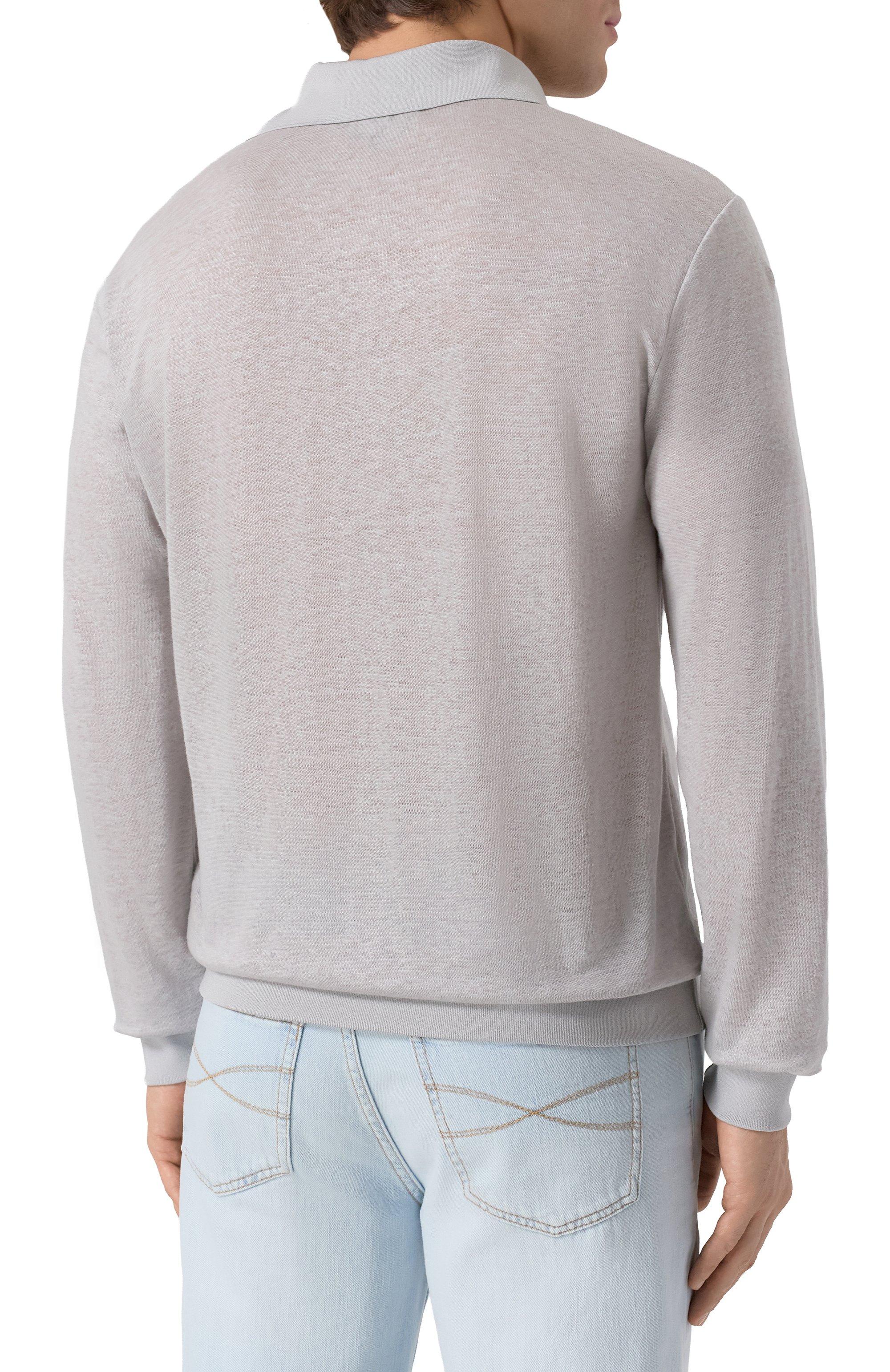 Льняное поло GIORGIO ARMANI, арт. GM001995/TE11335, фото 4