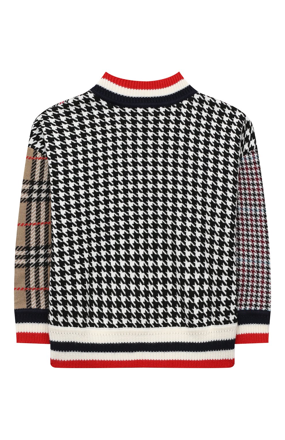 Шерстяной пуловер BURBERRY разноцветного цвета по цене 25350 руб., арт. 8032677, фото 2 Шерстяной пуловер BURBERRY, арт. 8032677, фото 2