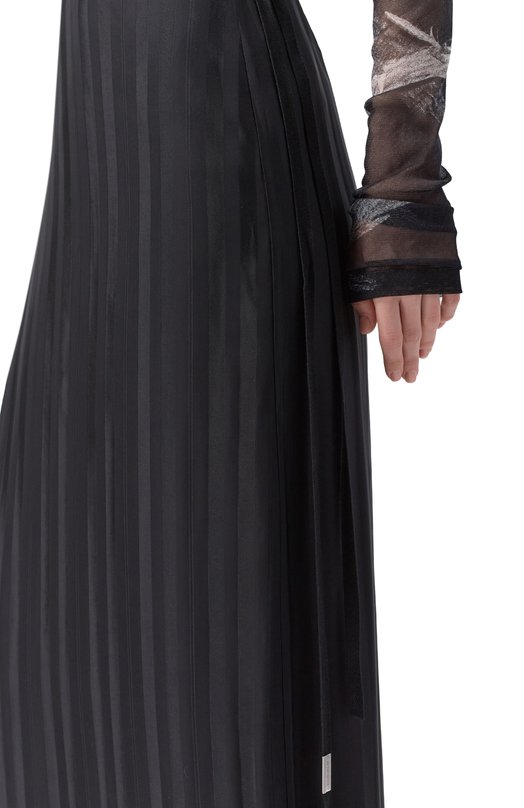 Юбка из вискозы Ann Demeulemeester B0012715/FA564 Чёрный  B0012715/FA564 Фото 5