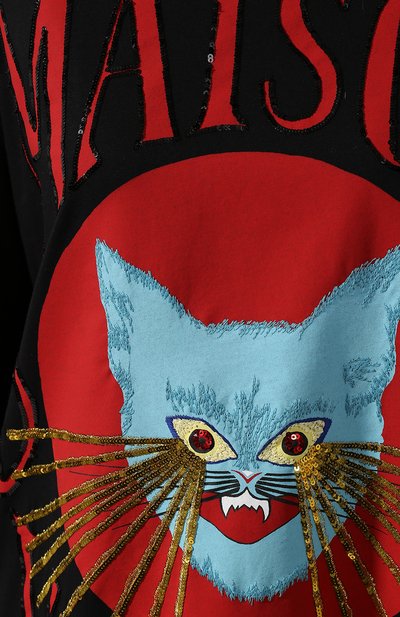 Хлопковый лонгслив GUCCI, арт. 595932/XJBUJ, фото 5