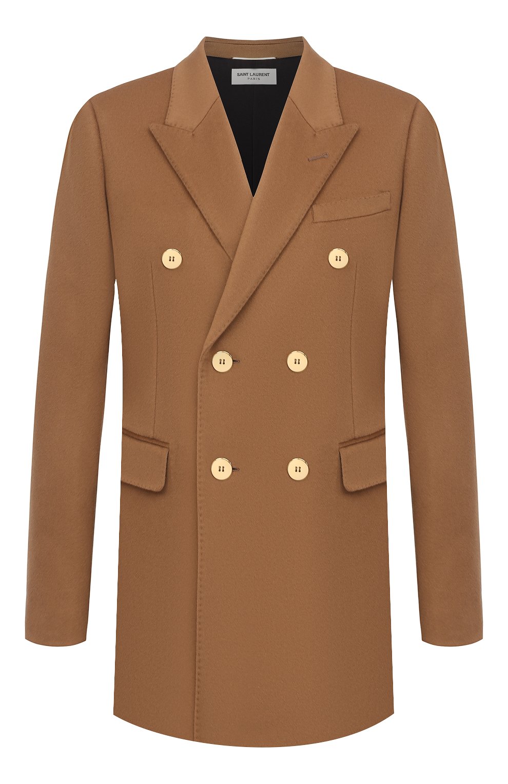 Шерстяной жакет SAINT LAURENT бежевого цвета по цене 355500 руб., арт. 631607/Y3B45, фото 1 Шерстяной жакет SAINT LAURENT, арт. 631607/Y3B45, фото 1