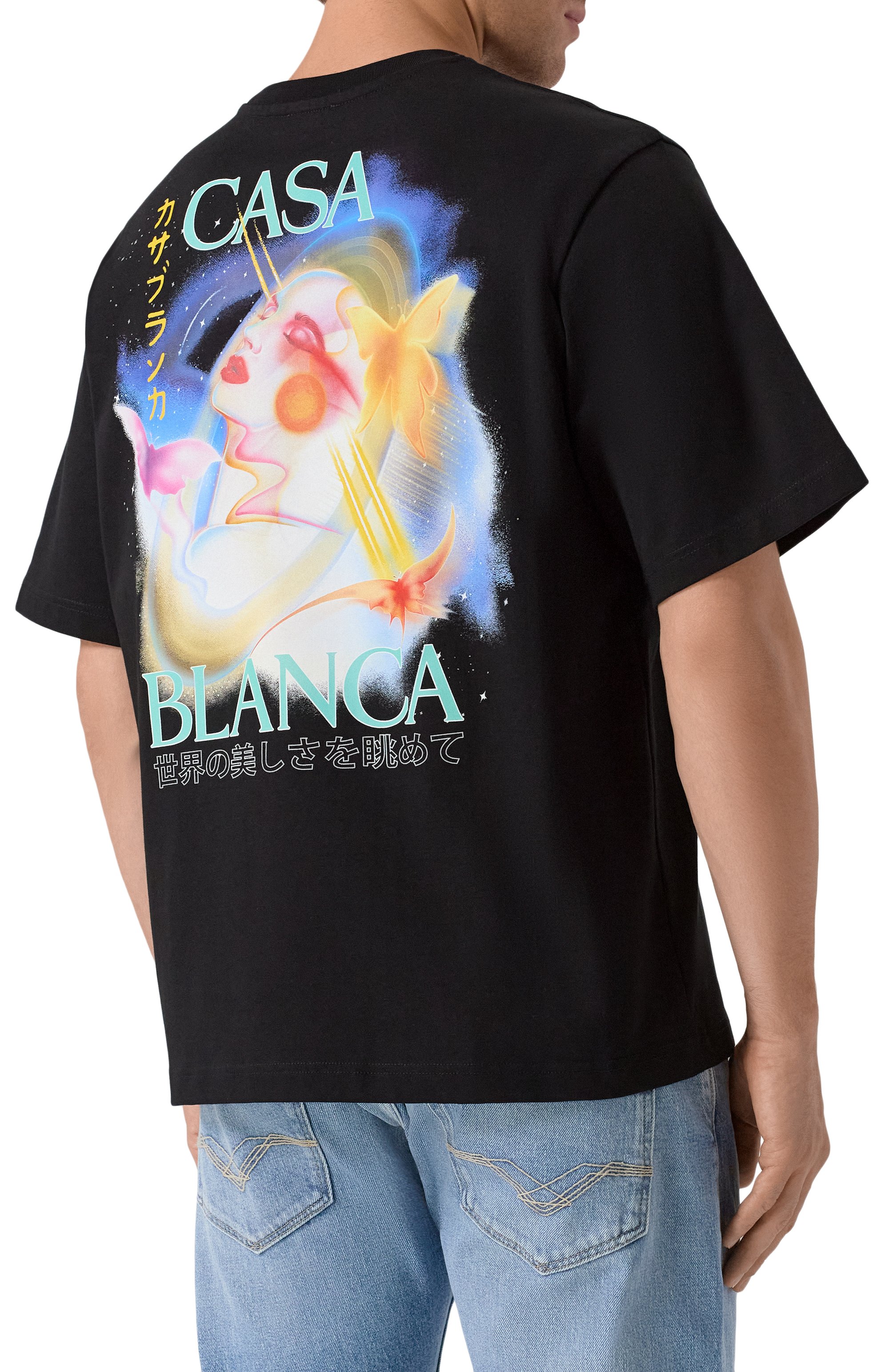 Хлопковая футболка CASABLANCA, арт. MPF25-JTS-044-05, фото 4