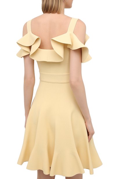 Платье из вискозы ALEXANDER MCQUEEN, арт. 659362/Q1ATV, фото 4