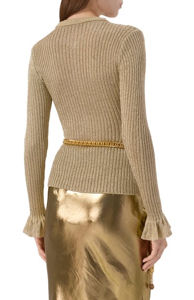 Пуловер из вискозы SELF-PORTRAIT, арт. SC25011TGD, фото 4