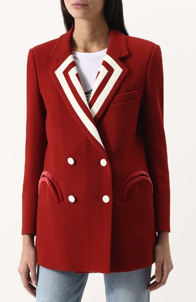 Двубортный шерстяной жакет BLAZE MILANO, арт. SS18-EBD28-RE4, фото 3