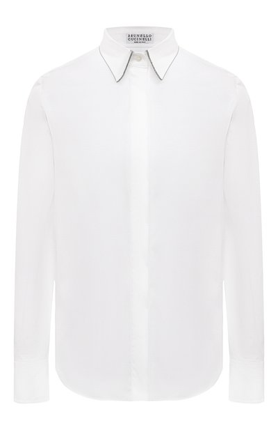 Хлопковая рубашка BRUNELLO CUCINELLI, арт. M0091B1367, фото 1