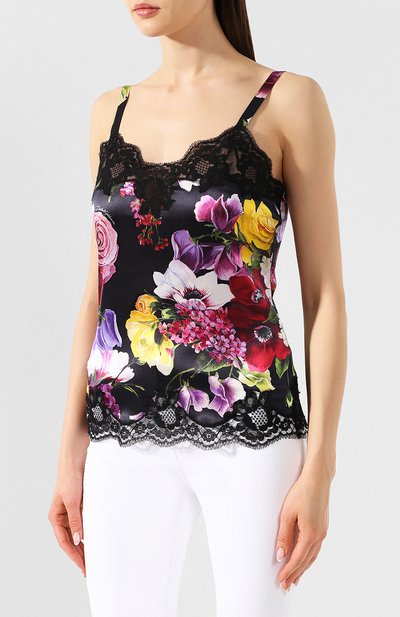 Шелковый топ DOLCE & GABBANA, арт. 07A00T/FSAX4, фото 3