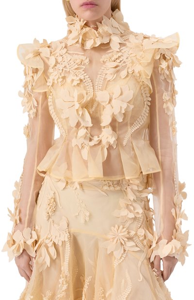 Шелковая блузка ZIMMERMANN, арт. 6394TF251, фото 3