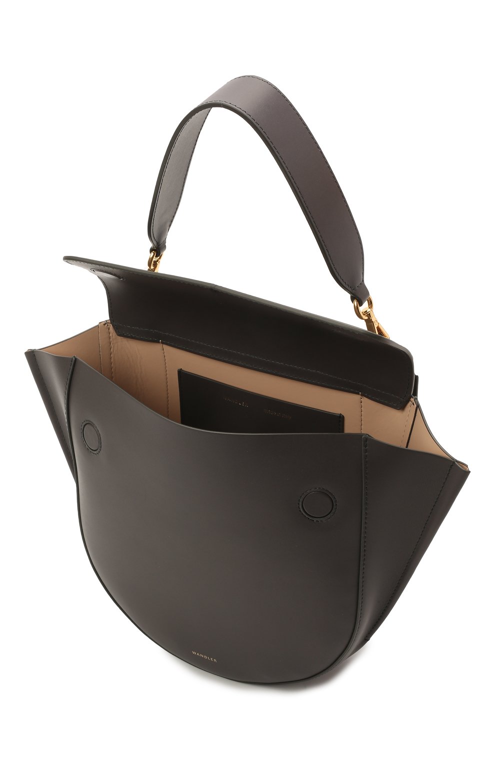 Сумка hortensia medium WANDLER серого цвета по цене 97000 руб., арт. H0RTENSIA BAG MEDIUM, фото 4 Сумка hortensia medium WANDLER, арт. H0RTENSIA BAG MEDIUM, фото 4